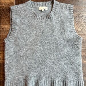 Pinch Heather Gray Knit Sleeveless Sweater